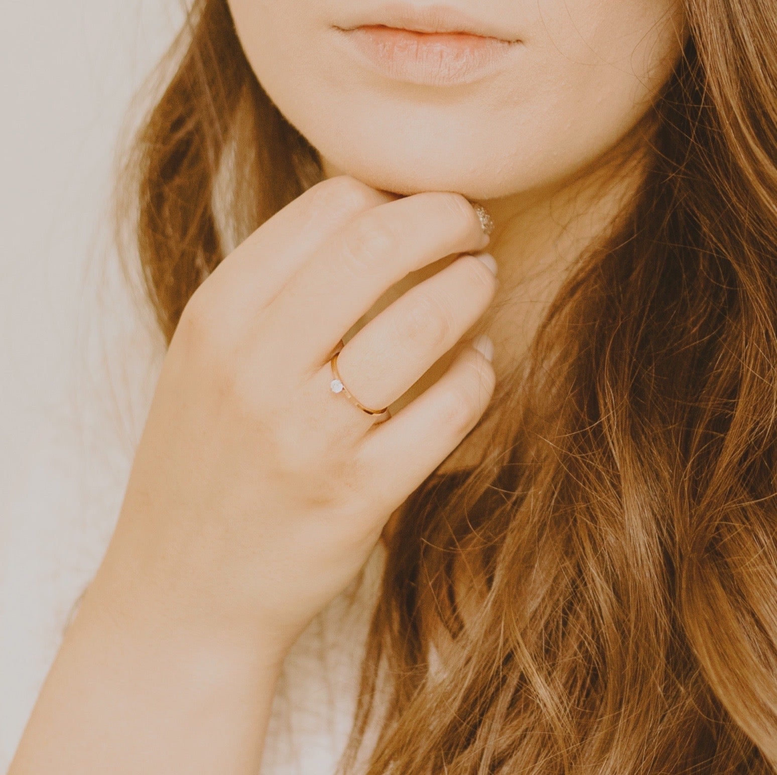 Rose Gold Solitaire Ring