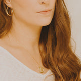Delphine Chunky Gold Hoop Earrings