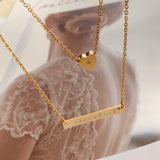 Dauphine Bar Necklace