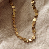 Piper Gold Coin Choker Necklace
