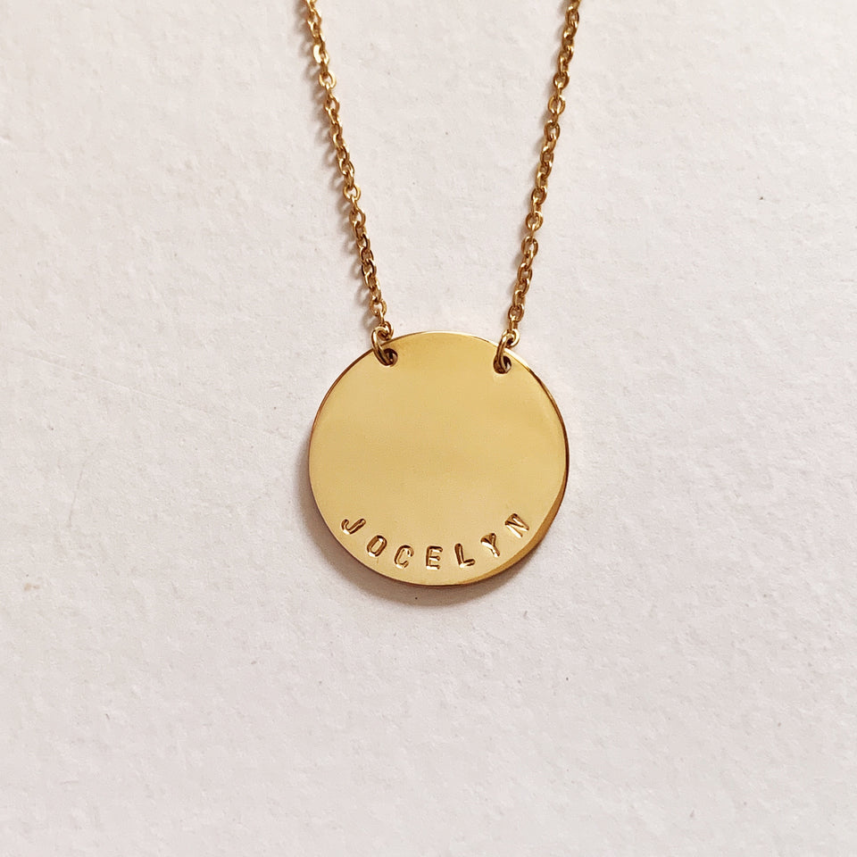 Aerin Disc Necklace