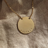 Aerin Disc Necklace