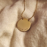 Aerin Disc Necklace