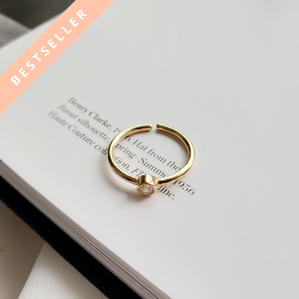 Jolie Vermeil Adjustable Ring