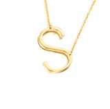 Goldtone Monogram Necklace