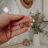 Idylle Twinset Initials Gold Tone Necklace