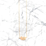 Morning Glory Leaf Necklace
