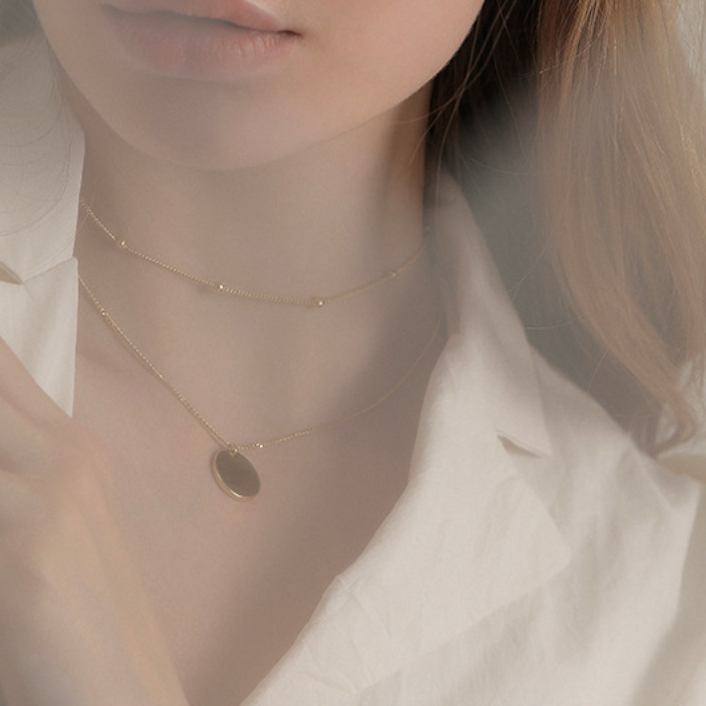 Gold Satellite Necklace