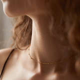 Gold Satellite Necklace