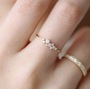 Cassiopeia CZ Ring