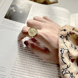 Jeune - Follow Your Dreams Vermeil Coin Ring