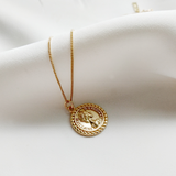 Reine Vintage Coin Vermeil Necklace