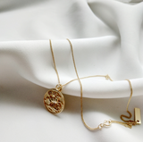 Reine Vintage Coin Vermeil Necklace