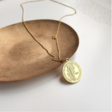 Liberty Dime Vermeil Necklace