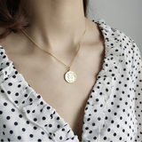 Liberty Dime Vermeil Necklace