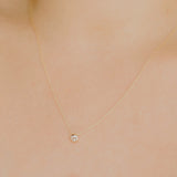 Soleil Solitaire Vermeil Necklace