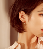 Star And Moon Vermeil Huggies