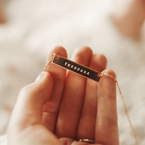 Verity Bar Necklace