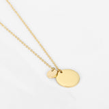 Norah Double Disc Necklace