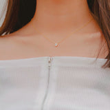 Soleil Solitaire Vermeil Necklace