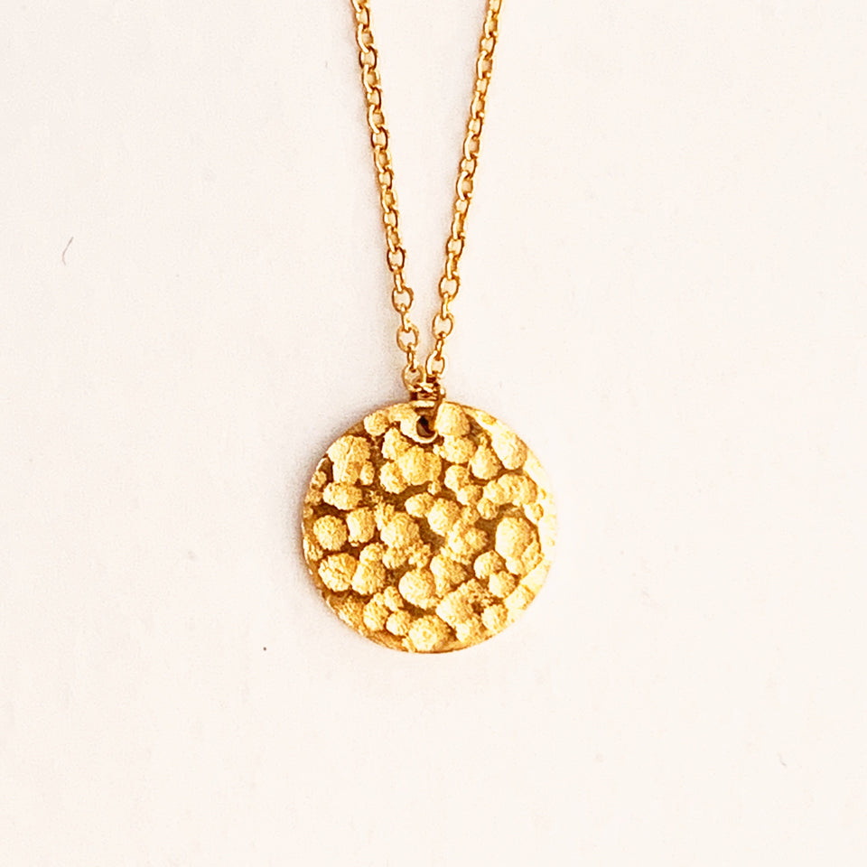 Poppy Reversible Disc Necklace