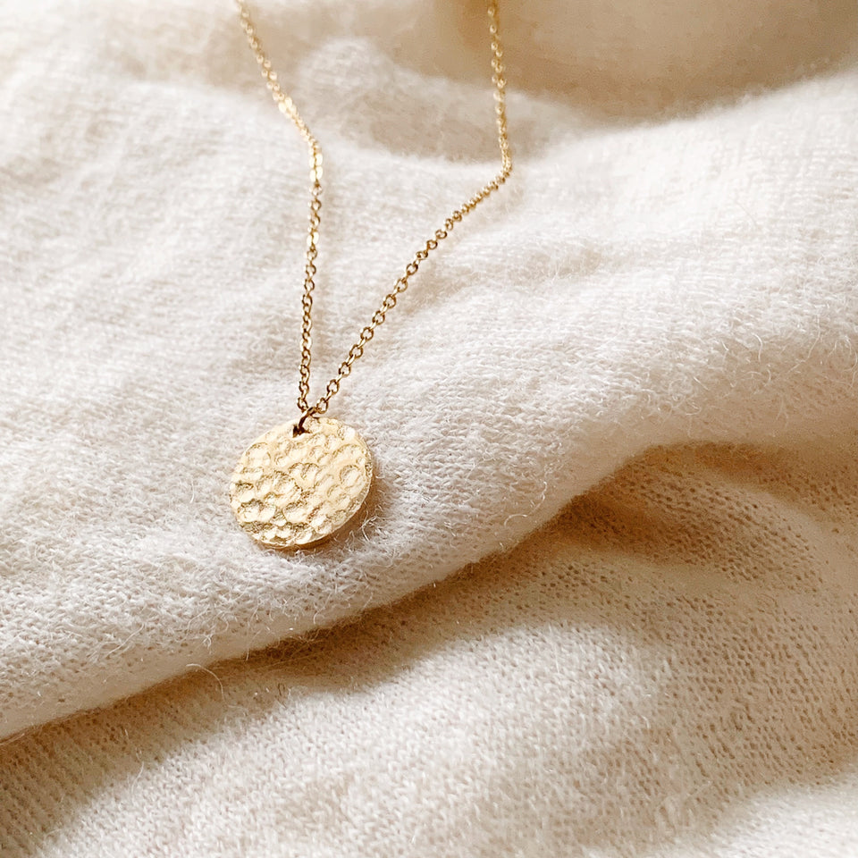 Poppy Reversible Disc Necklace