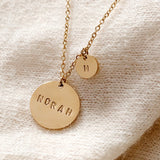 Norah Double Disc Necklace