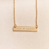 Verity Bar Necklace