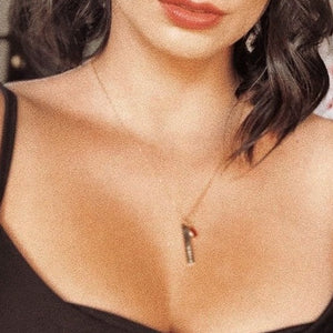 Vertical Gold Bar Necklace 2.0
