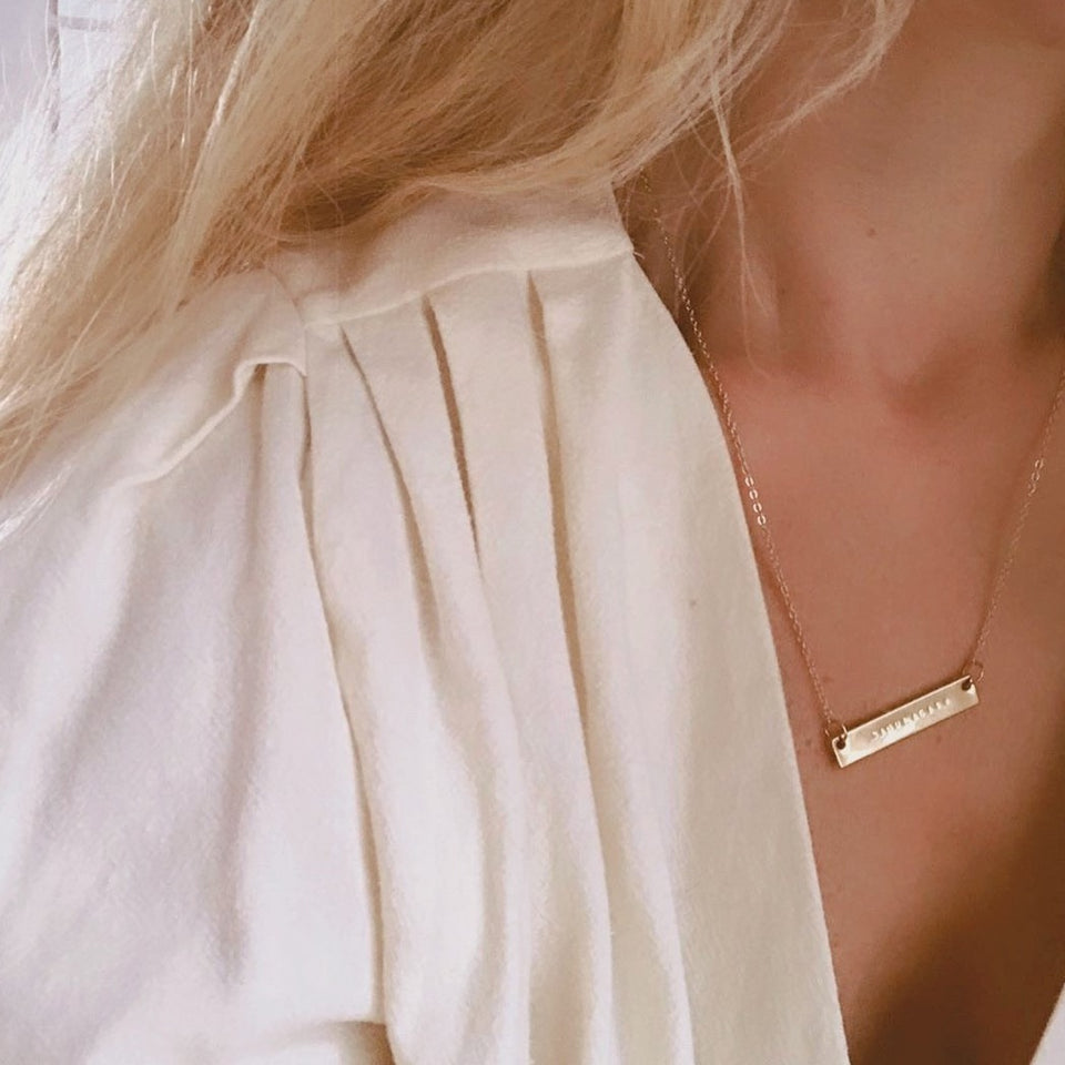 Verity Bar Necklace